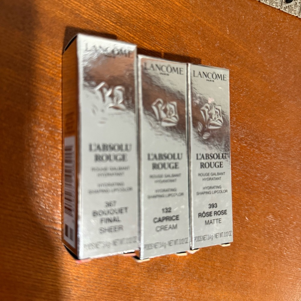 Lancôme L'Absolu Rouge Lipstick Set - Pink, Red, Coral - Picture 6 of 6